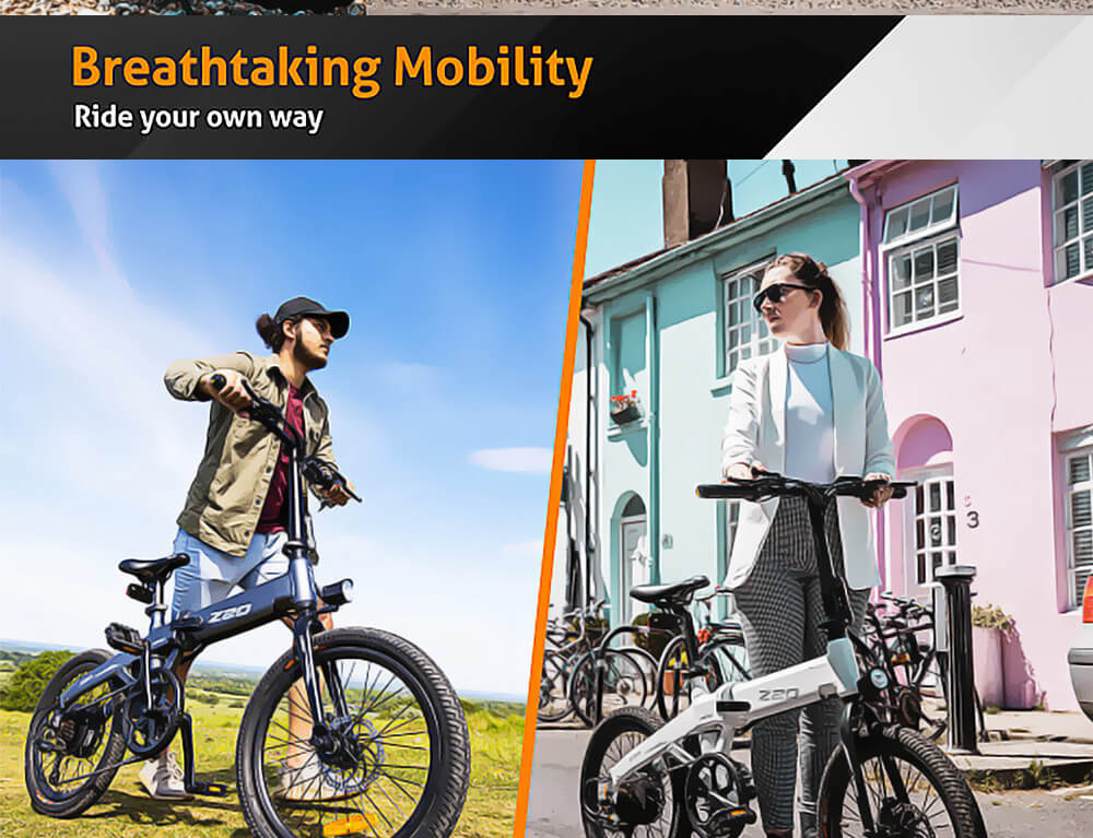 HIMO Z20 Electric Bicycle Foldable White(图5)
