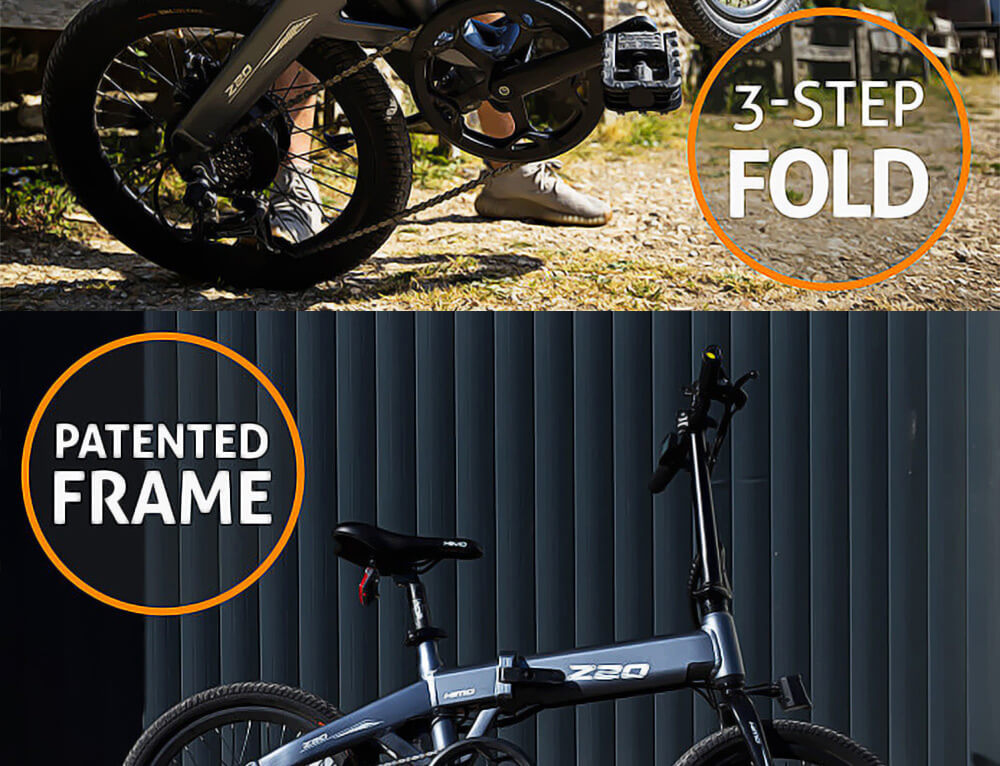 HIMO Z20 Electric Bicycle Foldable White(图11)