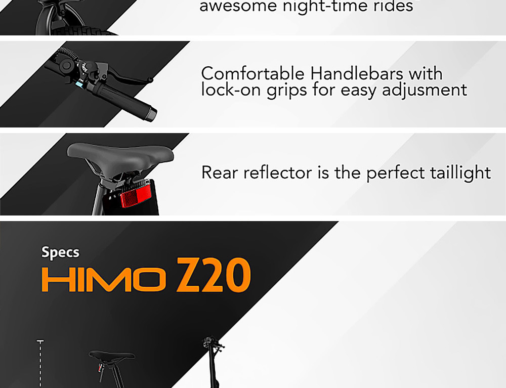 HIMO Z20 Electric Bicycle Foldable White(图22)