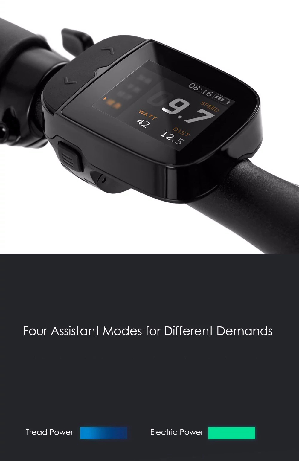 Xiaomi QiCycle EF-1 Folding Smart Bicycle(图5)