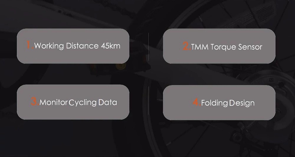 Xiaomi QiCycle EF-1 Folding Smart Bicycle(图2)
