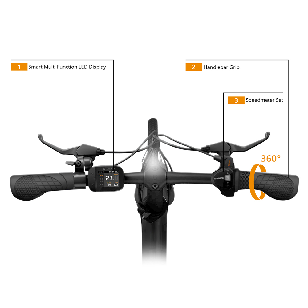 Xiaomi QiCycle EF-1 Folding Smart Bicycle(图4)
