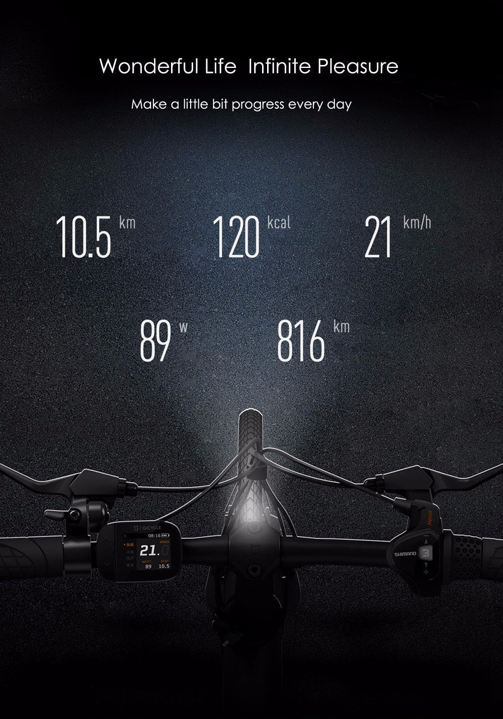 Xiaomi QiCycle EF-1 Folding Smart Bicycle(图8)