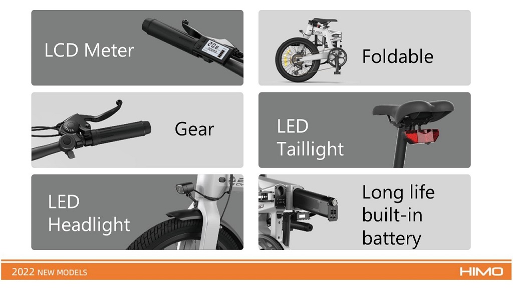 HIMO ZL20 Electric Bicycle Foldable(图15)