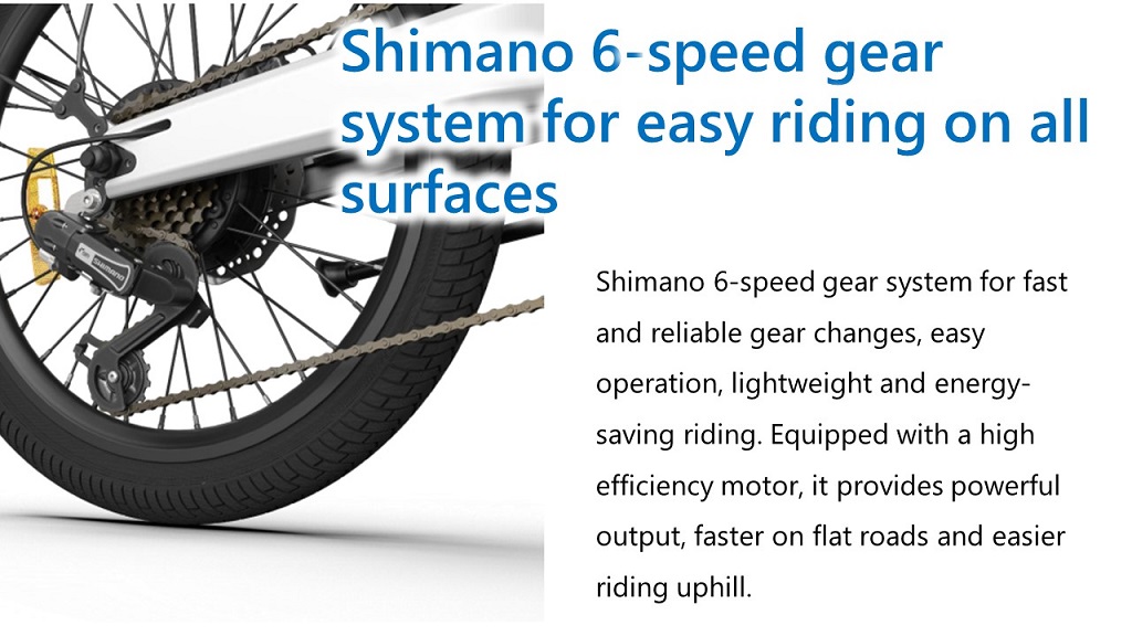 HIMO ZL20 Electric Bicycle Foldable(图12)