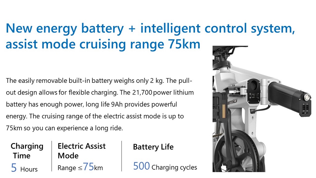 HIMO ZL20 Electric Bicycle Foldable(图9)